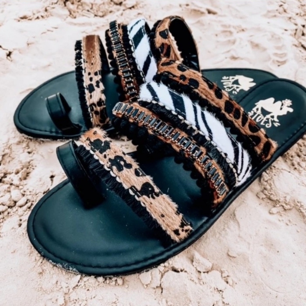 Boho Tassel Sandals
